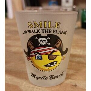 MYRTLE BEACH SC Shot Glass, Souvenir Shot Glasses, Shot Glass Collection